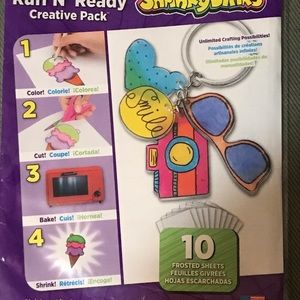 Shrinky Dinks Rough N’ Ready Creative Pack New